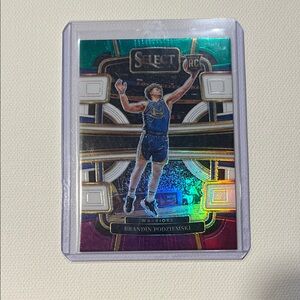 2023-24 Brandin Podziemski (RC) Panini Select Green #93